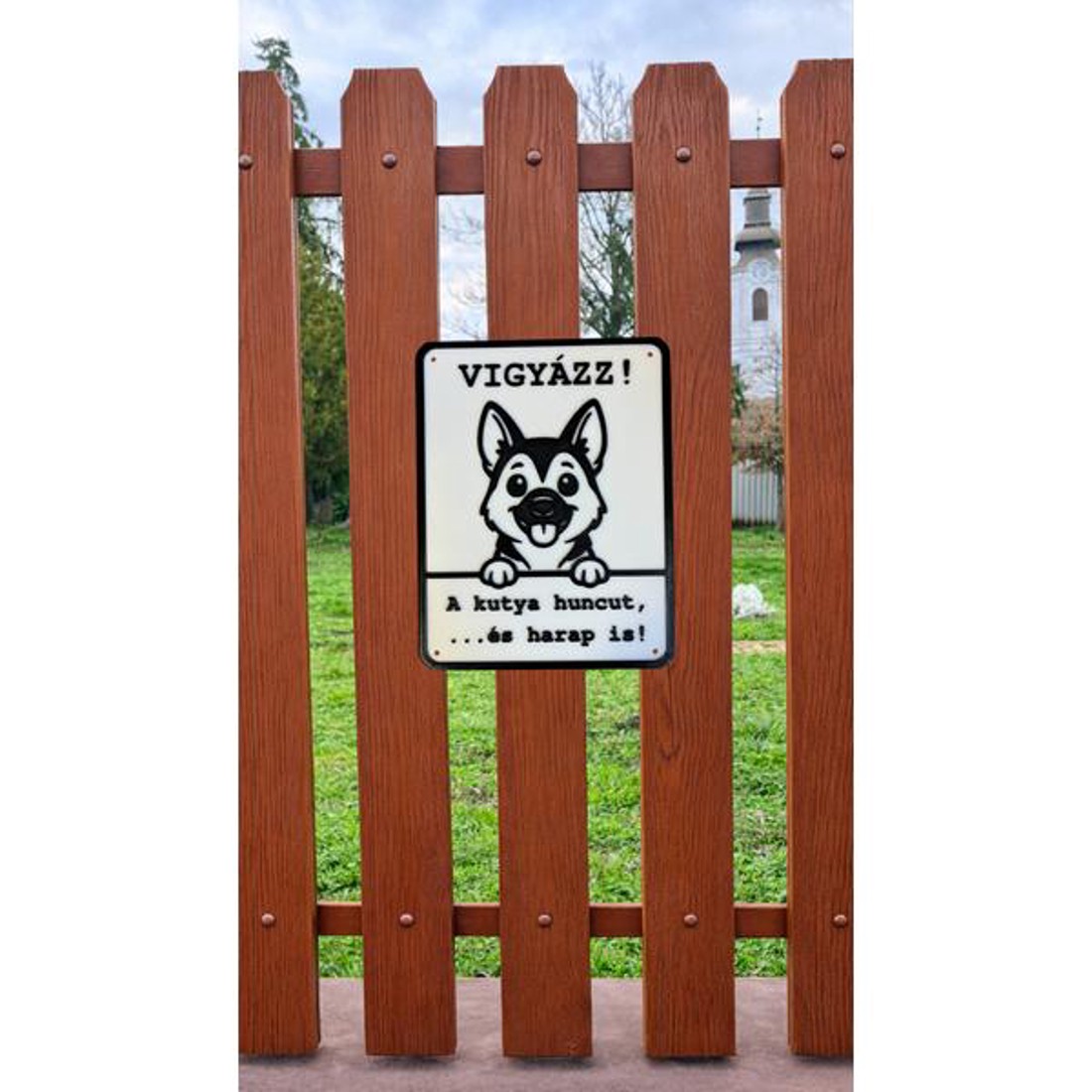 Kutyatábla Németjuhásszal - otthon & életmód - ház & kert - kutyatábla - Meska.hu