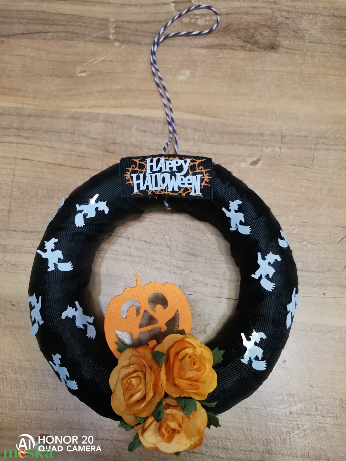 Halloween ajtódsz - otthon & életmód - dekoráció - virágdísz és tartó - koszorú - Meska.hu Halloween ajtódsz - otthon & életmód - dekoráció - virágdísz és tartó - koszorú - Meska.hu