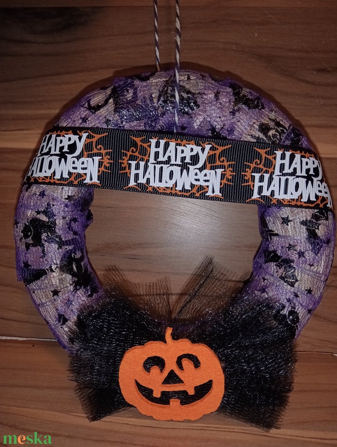 Halloween ajtódsz lila - otthon & életmód - dekoráció - halloween - halloweeni ajtódíszek és ablakdíszek - Meska.hu Halloween ajtódsz lila - otthon & életmód - dekoráció - halloween - halloweeni ajtódíszek és ablakdíszek - Meska.hu