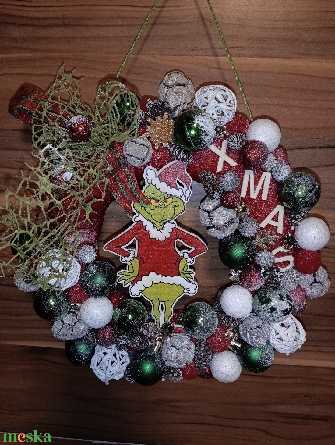 Grincs ajtódsz - karácsony - karácsonyi lakásdekoráció - karácsonyi ajtódíszek - Meska.hu Grincs ajtódsz - karácsony - karácsonyi lakásdekoráció - karácsonyi ajtódíszek - Meska.hu