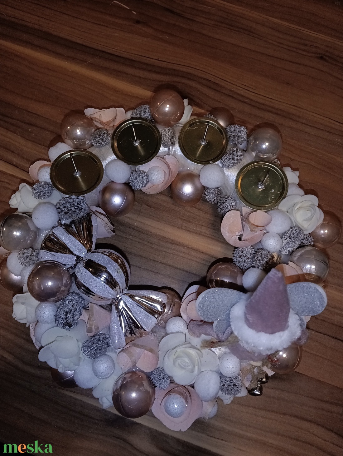 Angyal adventi koszorú  - karácsony - adventi díszek - adventi koszorú - Meska.hu Angyal adventi koszorú  - karácsony - adventi díszek - adventi koszorú - Meska.hu