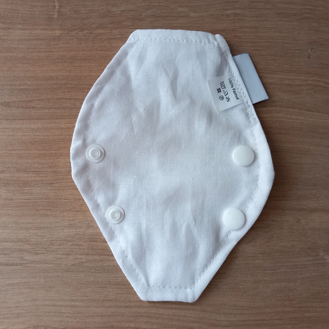 Fehér tanga mosható betét 16cm - tisztasági - szépségápolás - intim higiénia - tisztasági betét - Meska.hu