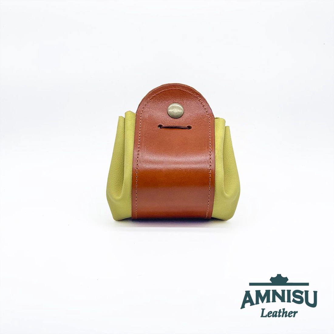 Konyakbarna - sárga bőr 2in1 szütyő és kockatálca M9021-2007 - játék & sport - szerepjáték - Meska.hu