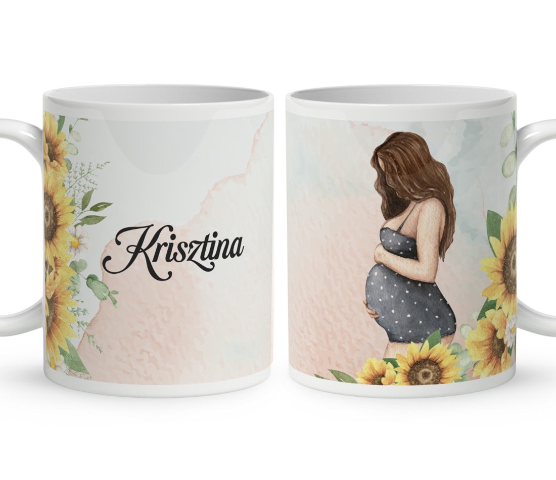 Kérd a neveddel - Nyári Kismama mintás bögre - otthon & életmód - konyhafelszerelés, tálalás - tálalás - bögre & csésze - Meska.hu