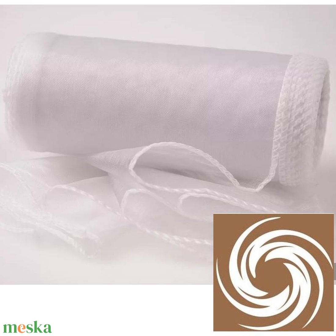 Organza tekercs - fehér - kellékek & szerszámok - méteráru - dekorációs alapanyag - Meska.hu Organza tekercs - fehér - kellékek & szerszámok - méteráru - dekorációs alapanyag - Meska.hu