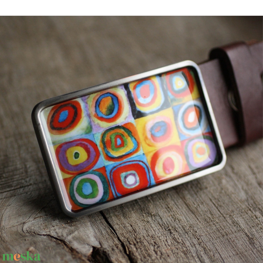 Kandinsky körök szögletes övcsat - ruha & divat - öv & övcsat - övcsat - Meska.hu Kandinsky körök szögletes övcsat - ruha & divat - öv & övcsat - övcsat - Meska.hu