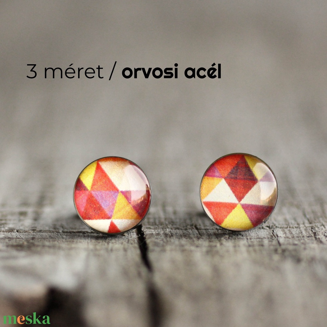 Geometrikus nemesacél bedugós fülbevaló (bordó) - ékszer - fülbevaló - pötty fülbevaló - Meska.hu Geometrikus nemesacél bedugós fülbevaló (bordó) - ékszer - fülbevaló - pötty fülbevaló - Meska.hu