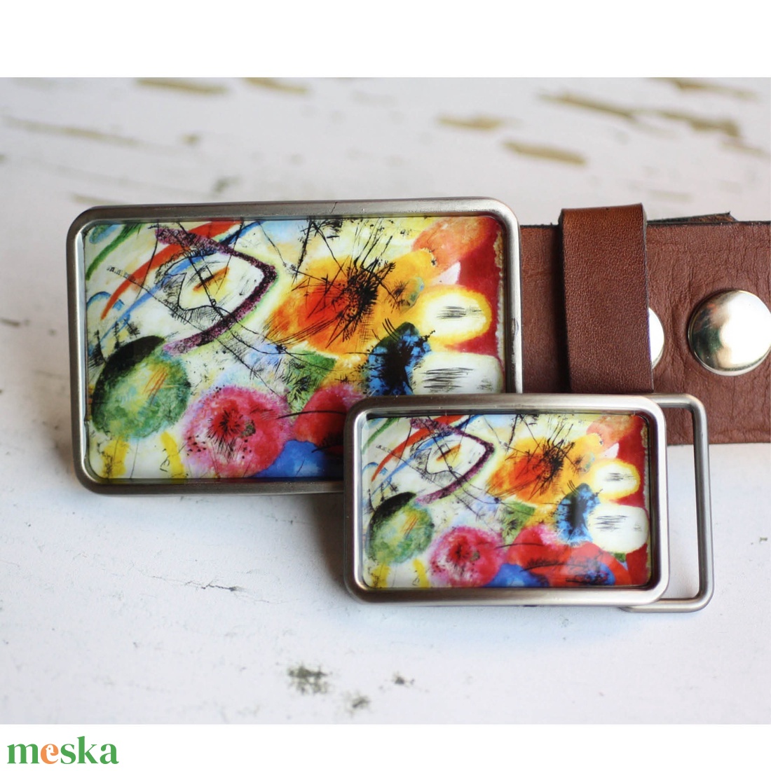 Kandinsky színes övcsat - ruha & divat - öv & övcsat - övcsat - Meska.hu Kandinsky színes övcsat - ruha & divat - öv & övcsat - övcsat - Meska.hu