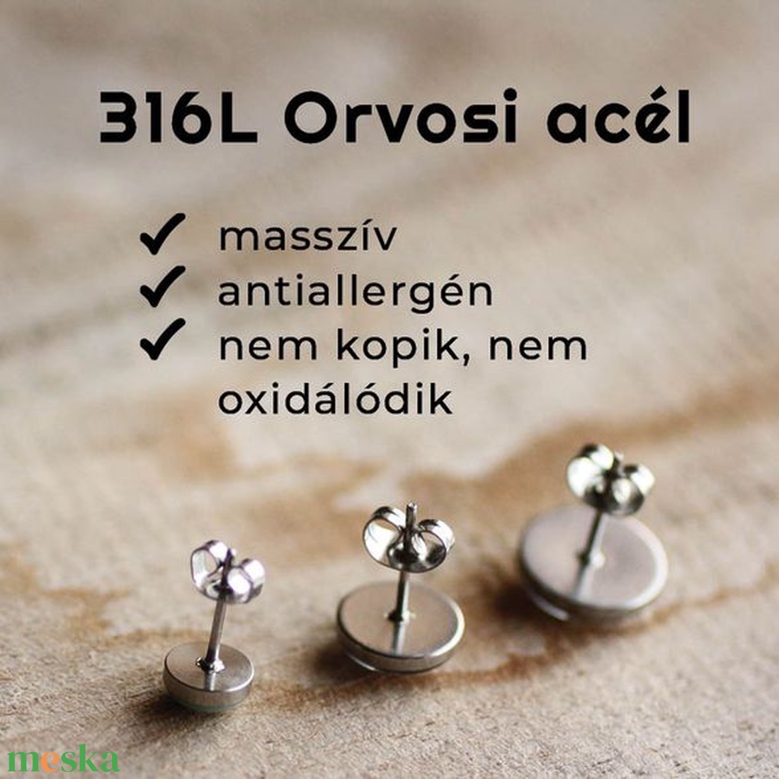 3,14 nemesacél bedugós fülbevaló, PI - ékszer - fülbevaló - pötty fülbevaló - Meska.hu 3,14 nemesacél bedugós fülbevaló, PI - ékszer - fülbevaló - pötty fülbevaló - Meska.hu