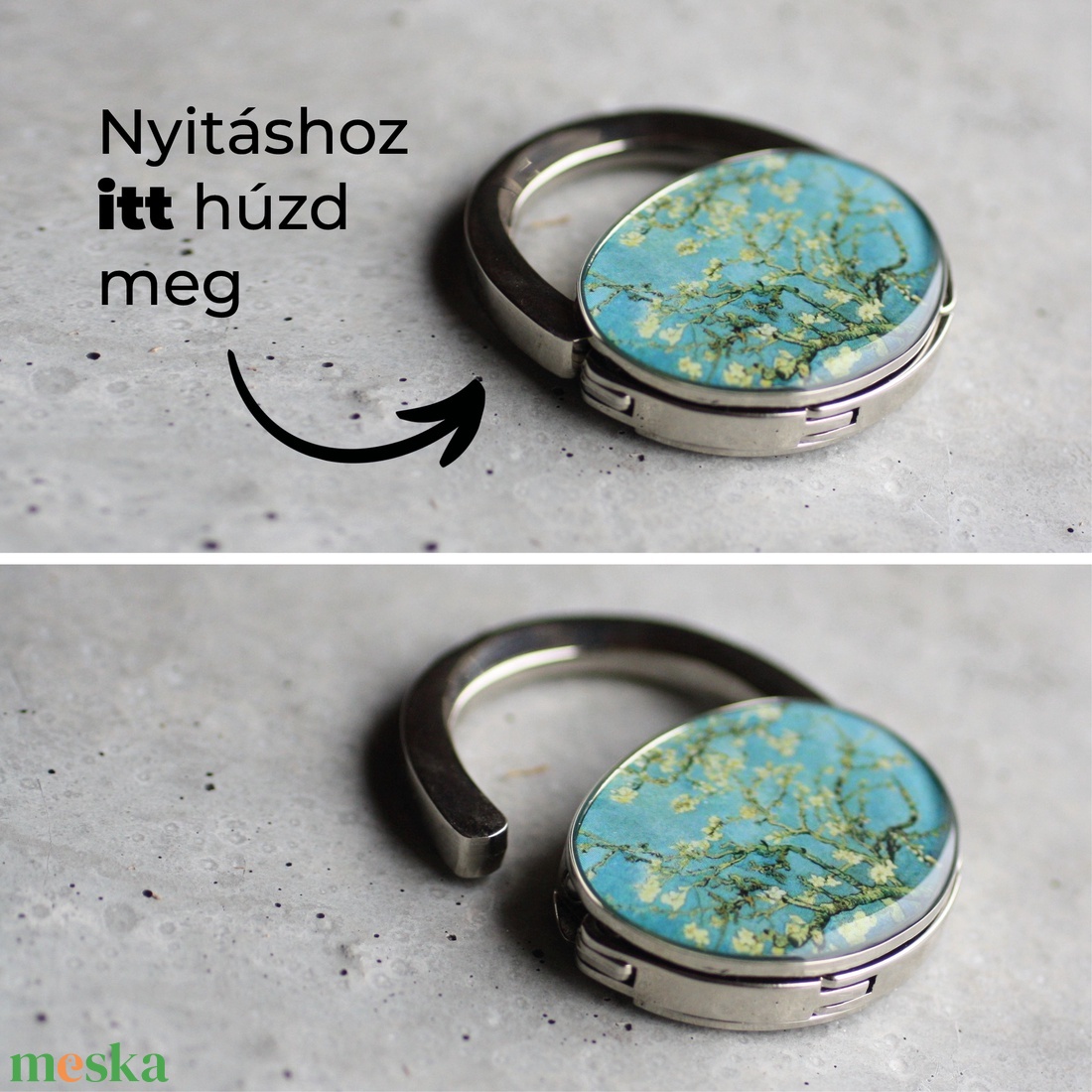 Világűr táskaakasztó, táskadísz - táska & tok - kulcstartó & táskadísz - táskaakasztó - Meska.hu