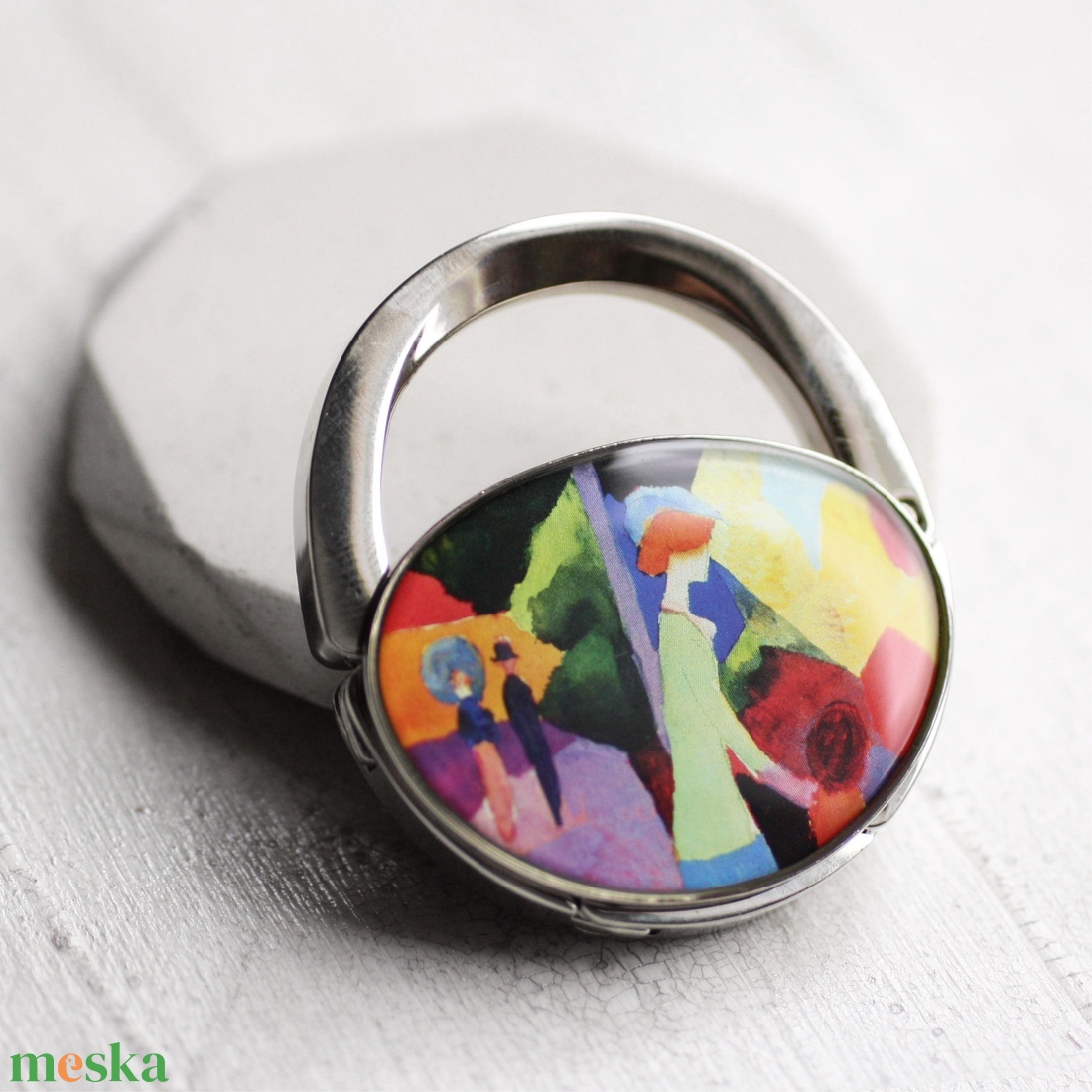 Kalapbolt táskaakasztó, táskadísz - táska & tok - kulcstartó & táskadísz - táskaakasztó - Meska.hu