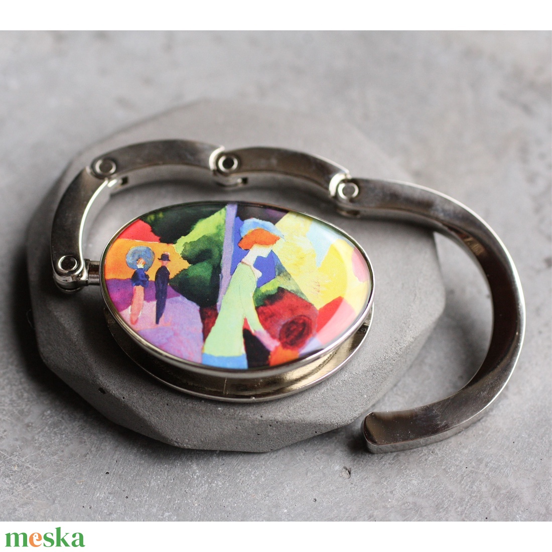 Kalapbolt táskaakasztó, táskadísz - táska & tok - kulcstartó & táskadísz - táskaakasztó - Meska.hu