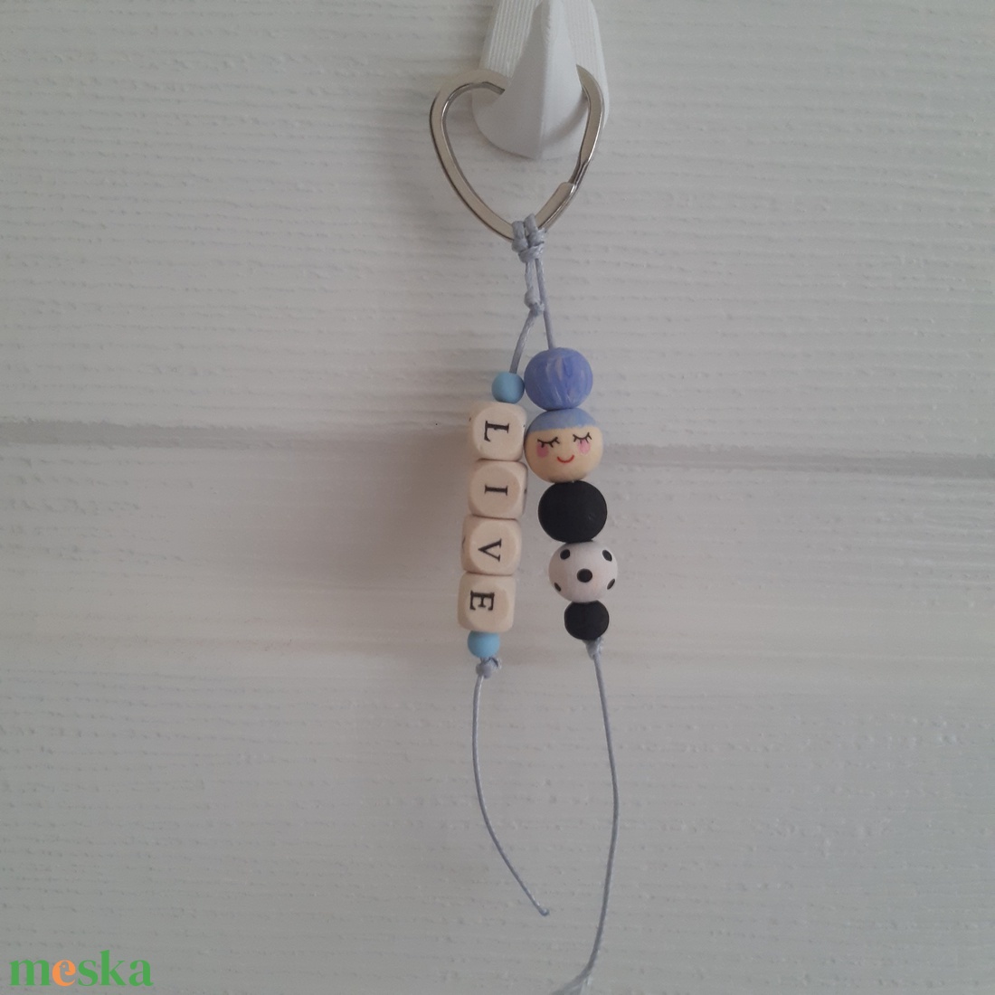 Anyababa#13 - Élj! - táska & tok - kulcstartó & táskadísz - táskadísz - Meska.hu