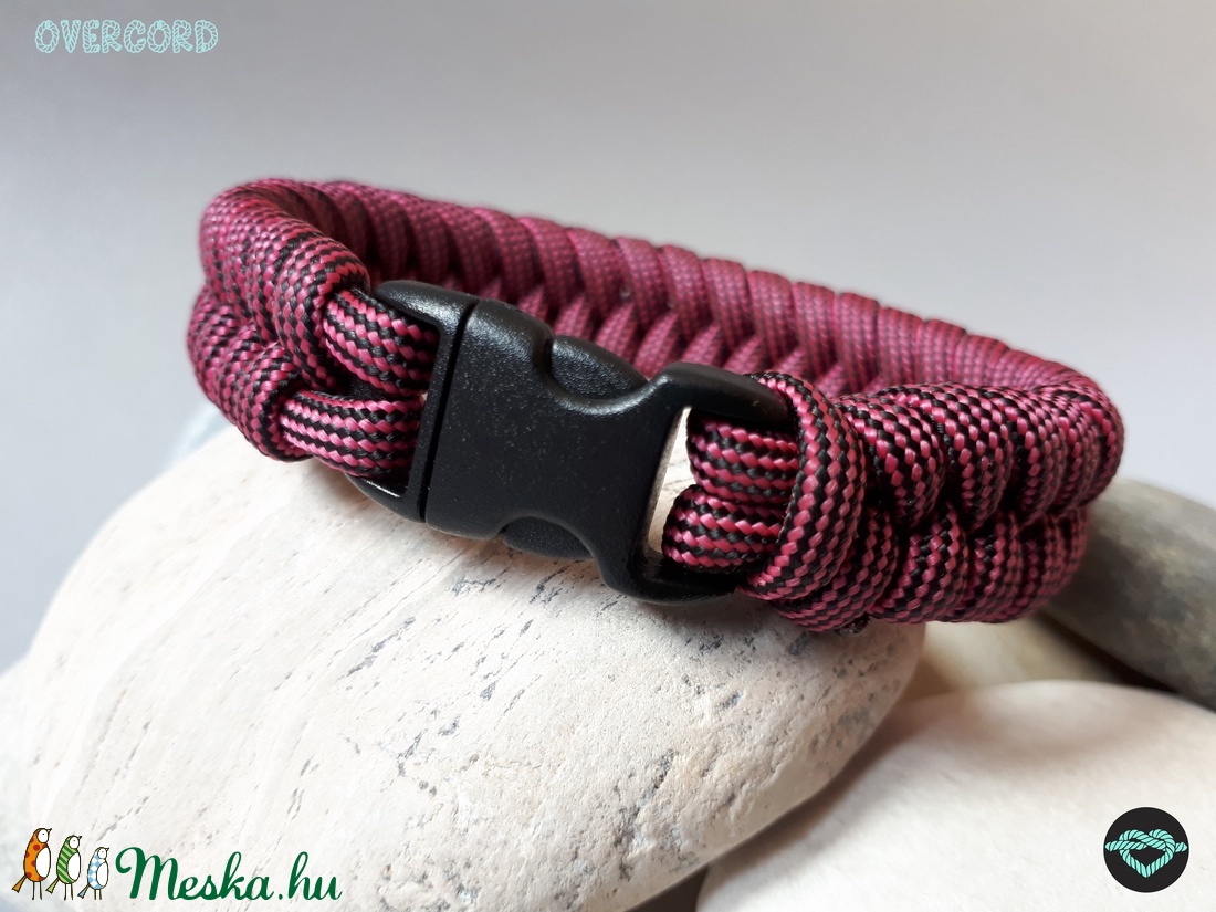 VÖRÖS ÉS FEKETE paracord karkötő - ékszer - karkötő - fonott karkötő - Meska.hu VÖRÖS ÉS FEKETE paracord karkötő - ékszer - karkötő - fonott karkötő - Meska.hu