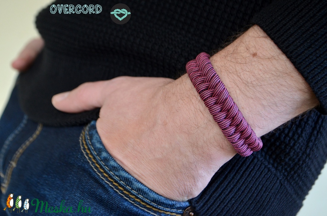 VÖRÖS ÉS FEKETE paracord karkötő - ékszer - karkötő - fonott karkötő - Meska.hu VÖRÖS ÉS FEKETE paracord karkötő - ékszer - karkötő - fonott karkötő - Meska.hu