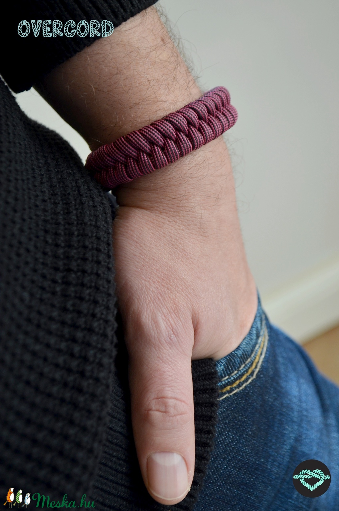 VÖRÖS ÉS FEKETE paracord karkötő - ékszer - karkötő - fonott karkötő - Meska.hu VÖRÖS ÉS FEKETE paracord karkötő - ékszer - karkötő - fonott karkötő - Meska.hu
