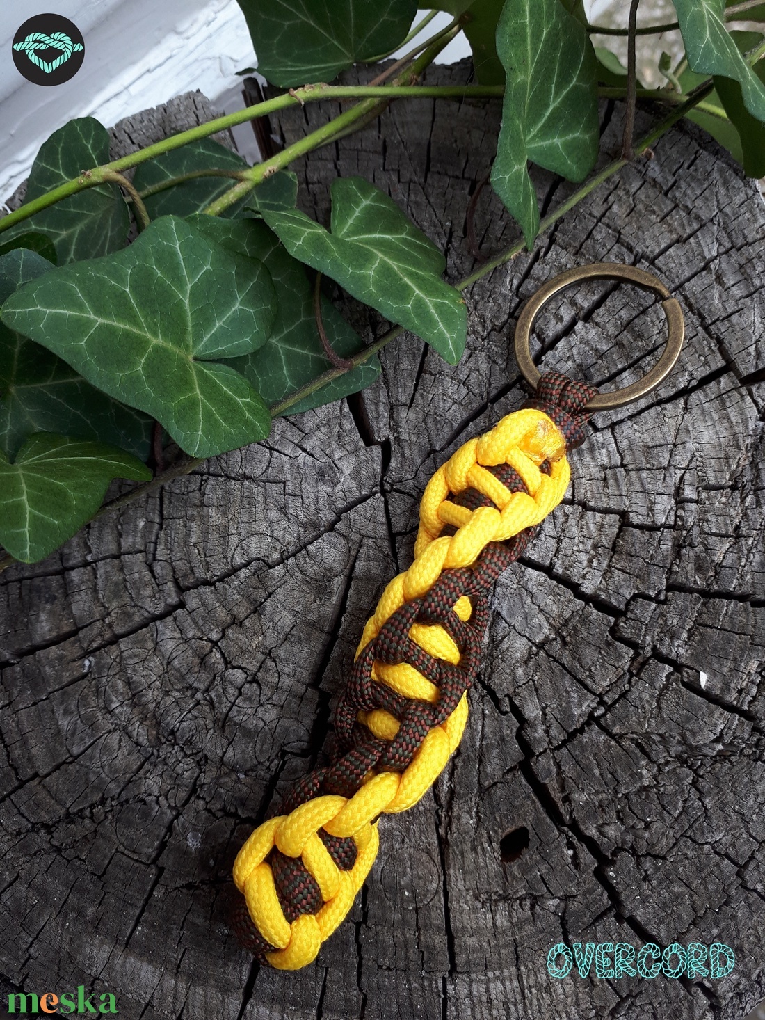 DNS paracord kulcstartó/táskadísz - táska & tok - kulcstartó & táskadísz - kulcstartó - Meska.hu