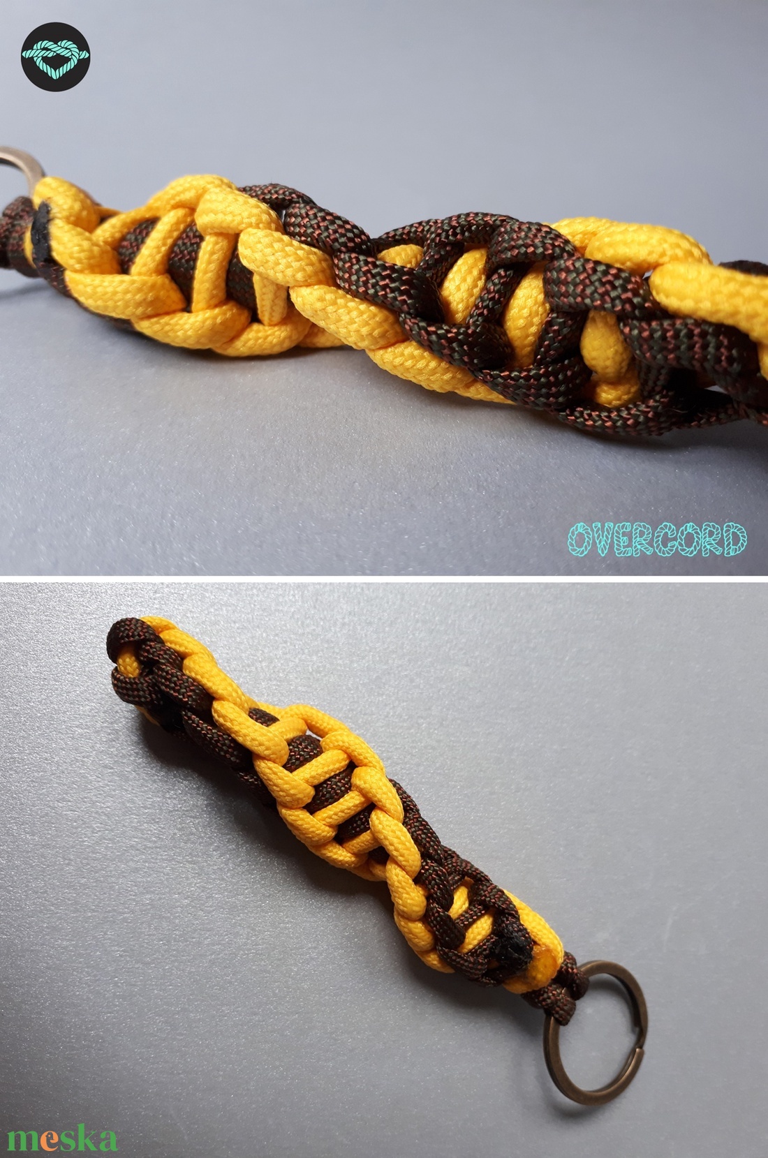 DNS paracord kulcstartó/táskadísz - táska & tok - kulcstartó & táskadísz - kulcstartó - Meska.hu