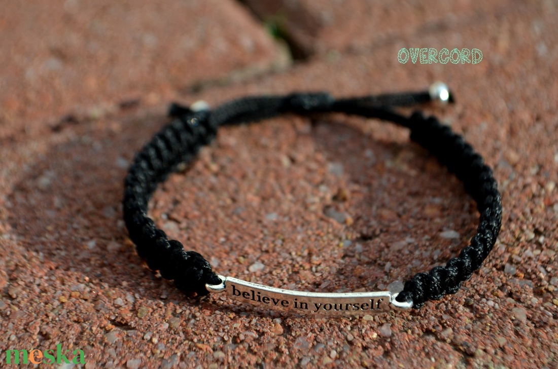 BELIEVE IN YOURSELF karkötő - ékszer - karkötő - charm karkötő - Meska.hu BELIEVE IN YOURSELF karkötő - ékszer - karkötő - charm karkötő - Meska.hu