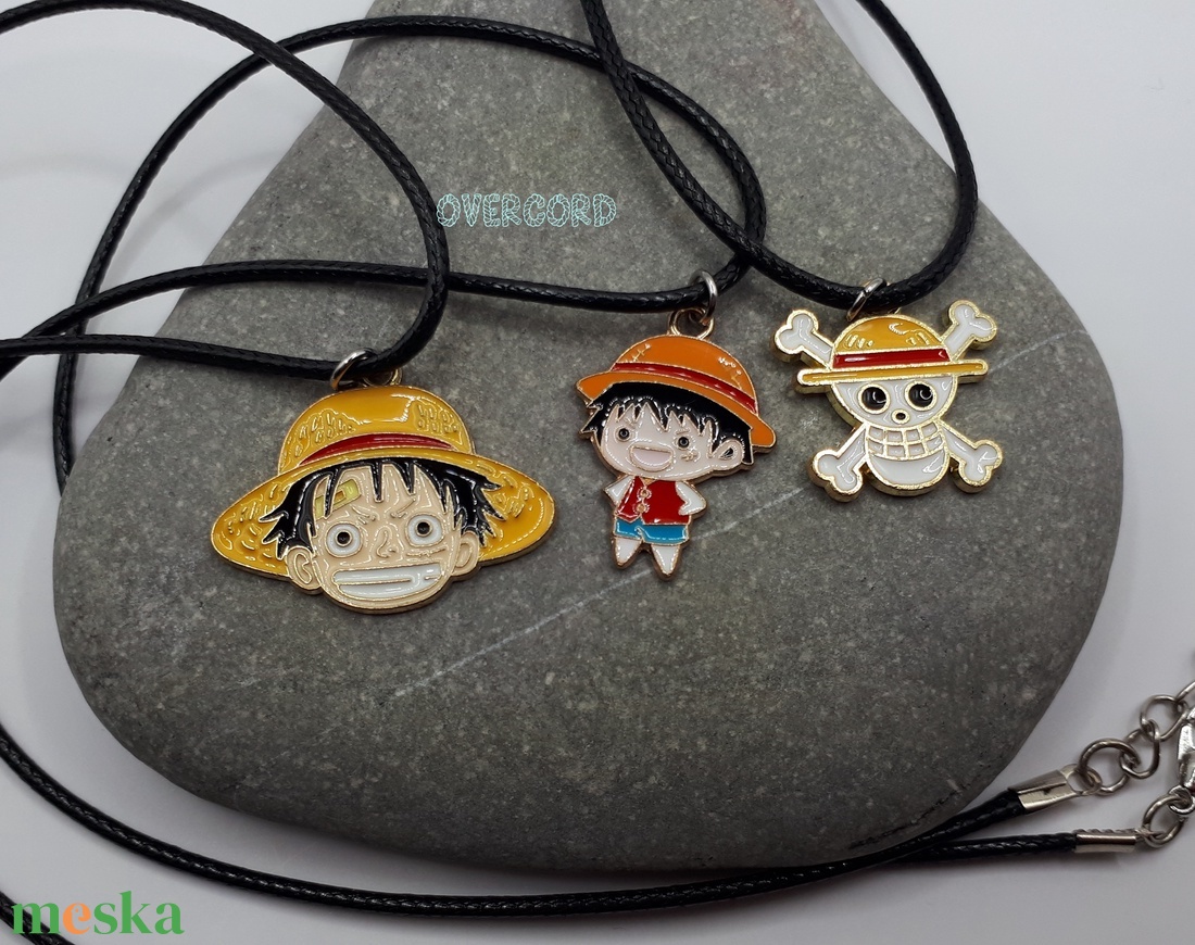 One Piece nyaklánc - 3 fajta (1 db) - ékszer - nyaklánc - medálos nyaklánc - Meska.hu One Piece nyaklánc - 3 fajta (1 db) - ékszer - nyaklánc - medálos nyaklánc - Meska.hu