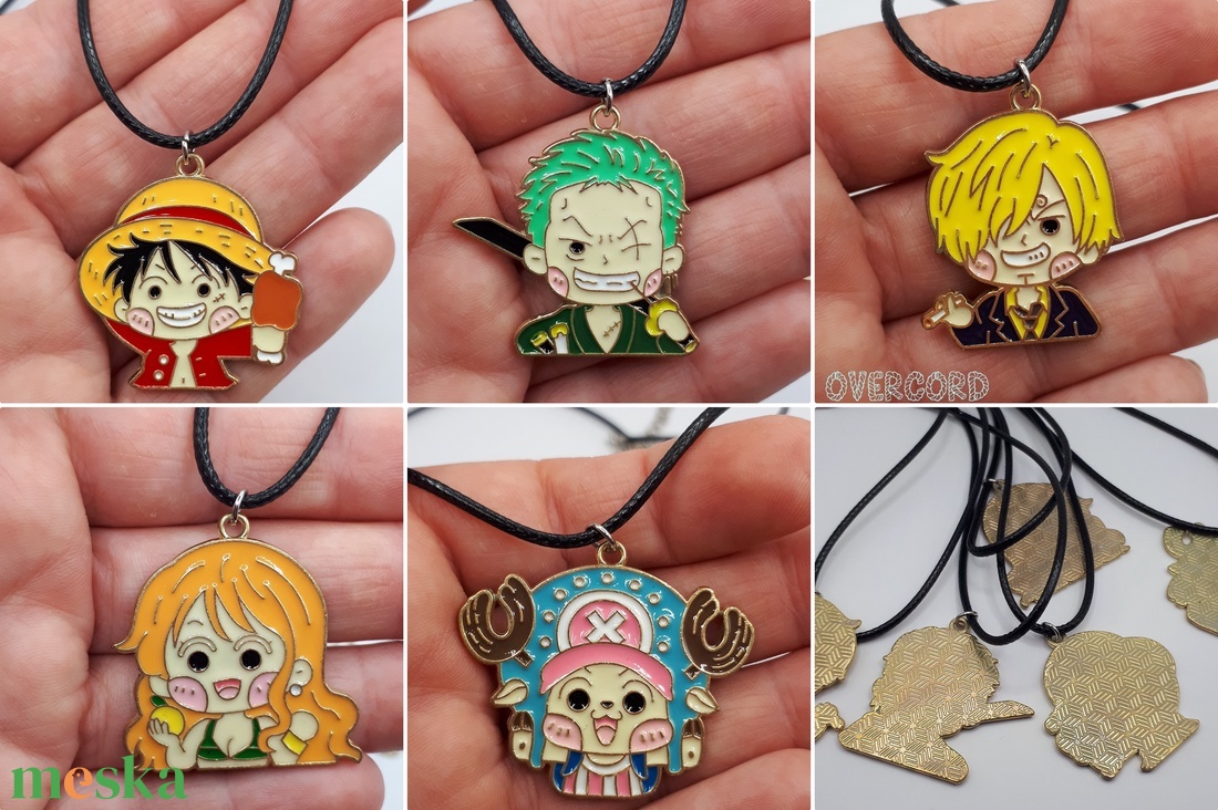 nagy One Piece nyaklánc - 5 fajta (1 db) - ékszer - nyaklánc - medálos nyaklánc - Meska.hu nagy One Piece nyaklánc - 5 fajta (1 db) - ékszer - nyaklánc - medálos nyaklánc - Meska.hu
