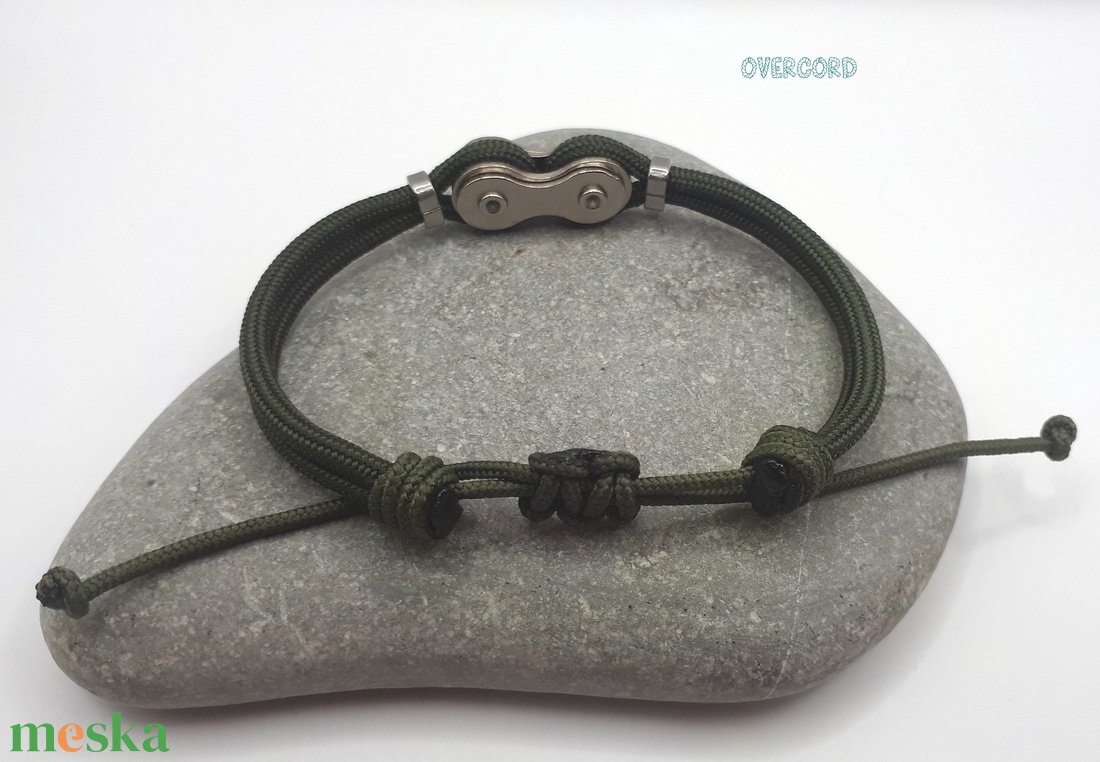 LÁNC - (állítható!) paracord karkötő - ékszer - karkötő - karperec - Meska.hu