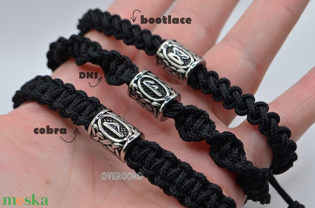 VIKING paracord karkötő - ékszer - karkötő - fonott karkötő - Meska.hu