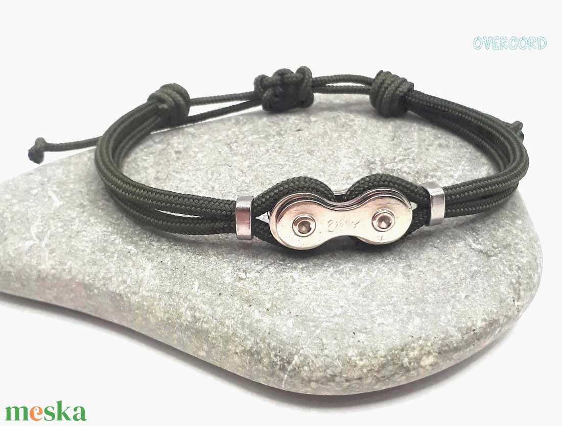 LÁNC - (állítható!) paracord karkötő - ékszer - karkötő - karperec - Meska.hu