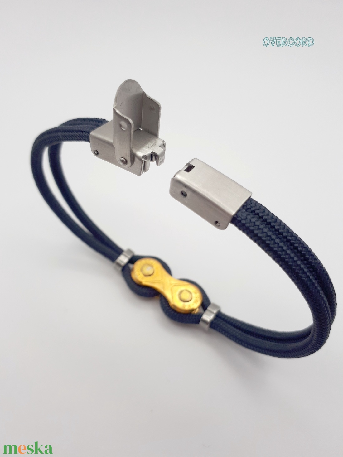 LÁNC (arany) paracord karkötő - ékszer - karkötő - karperec - Meska.hu