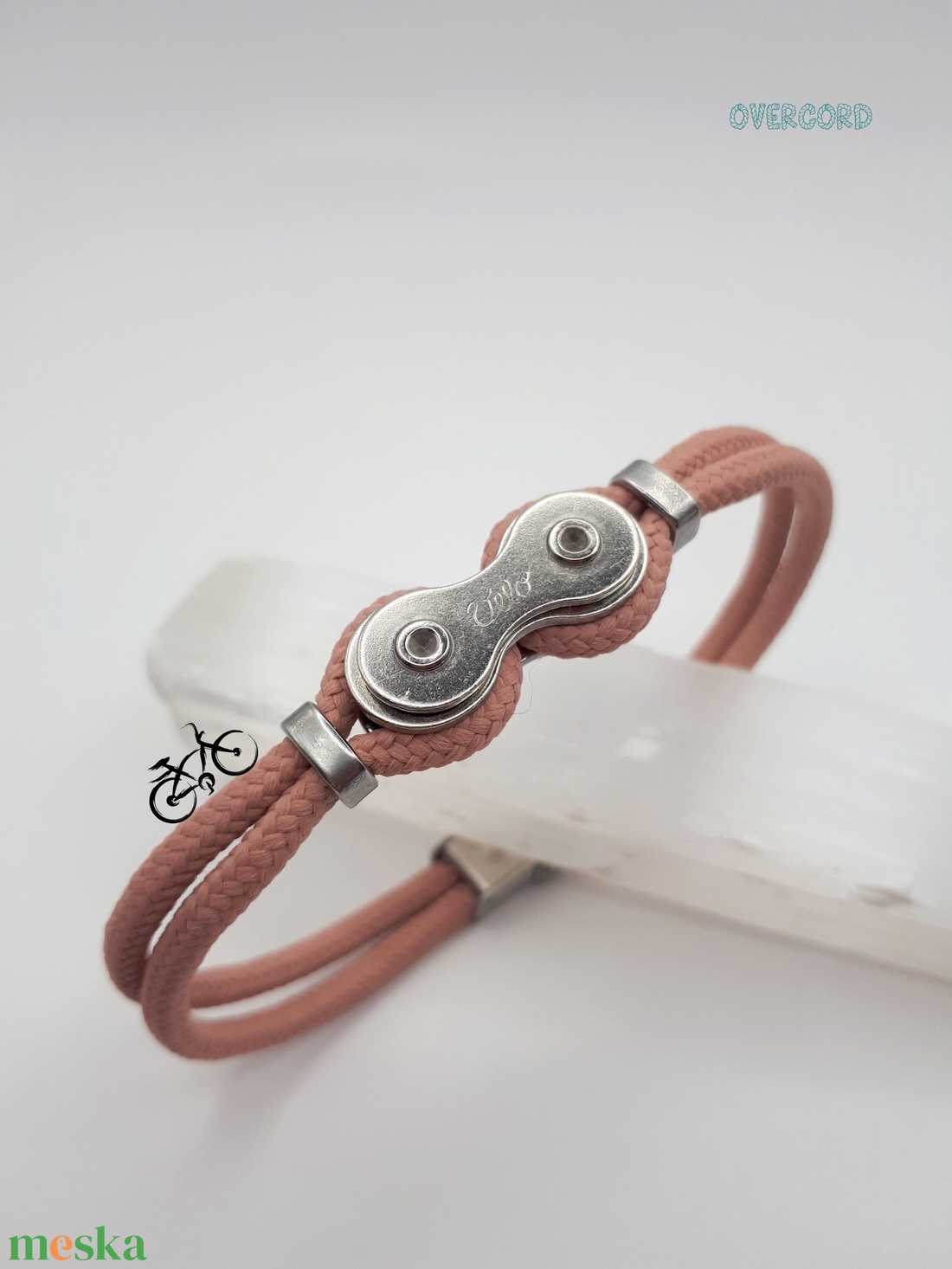 LÁNC (púder) paracord karkötő - ékszer - karkötő - karperec - Meska.hu