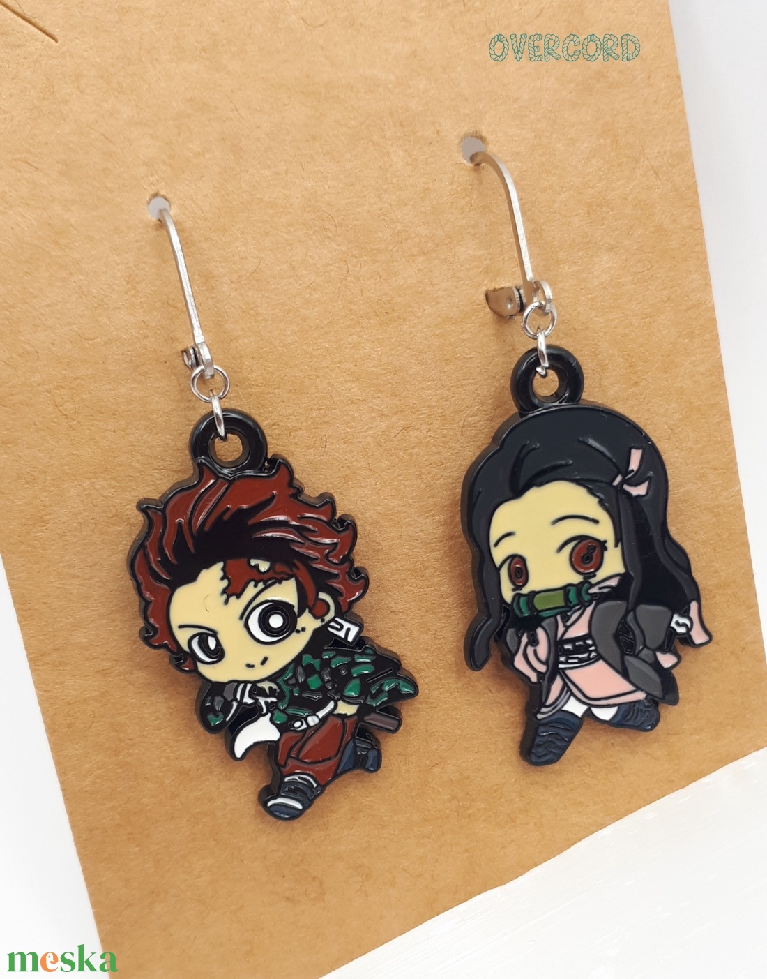 Demon Slayer (Tanjiro+Nezuko) fülbevaló - ékszer - fülbevaló - lógó fülbevaló - Meska.hu Demon Slayer (Tanjiro+Nezuko) fülbevaló - ékszer - fülbevaló - lógó fülbevaló - Meska.hu