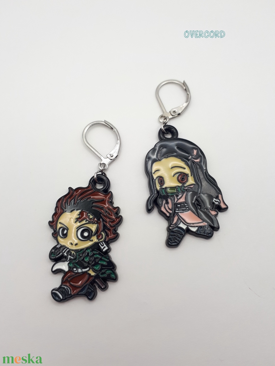 Demon Slayer (Tanjiro+Nezuko) fülbevaló - ékszer - fülbevaló - lógó fülbevaló - Meska.hu Demon Slayer (Tanjiro+Nezuko) fülbevaló - ékszer - fülbevaló - lógó fülbevaló - Meska.hu