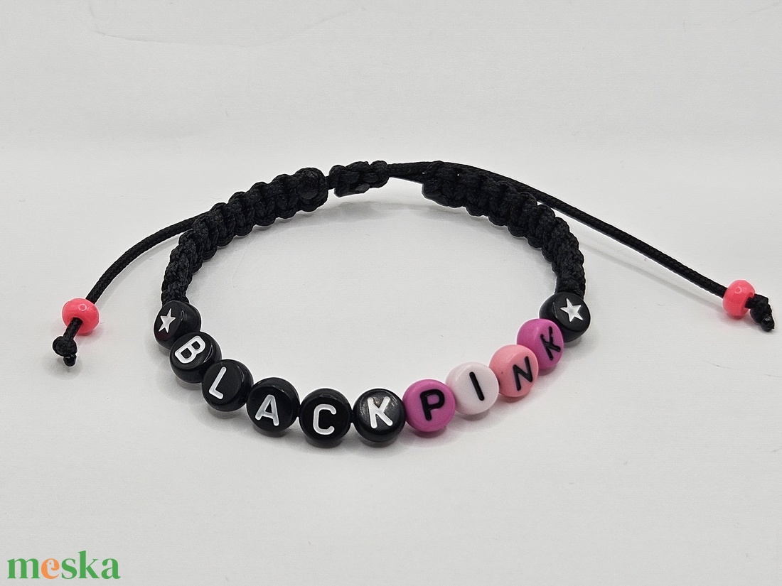 BLACK PINK (neves karkötő) - ékszer - karkötő - gyöngyös karkötő - Meska.hu BLACK PINK (neves karkötő) - ékszer - karkötő - gyöngyös karkötő - Meska.hu