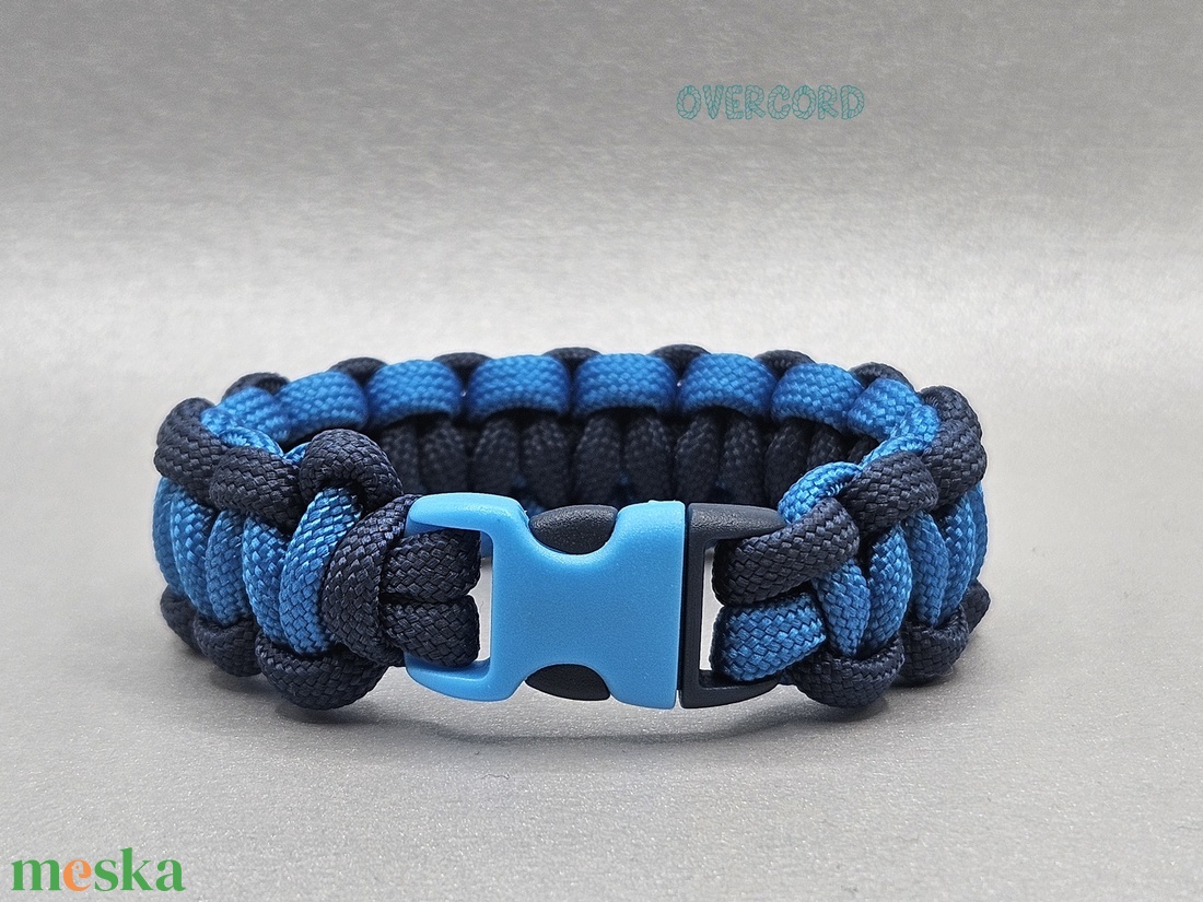 NIGHT paracord karkötő - ékszer - karkötő - fonott karkötő - Meska.hu