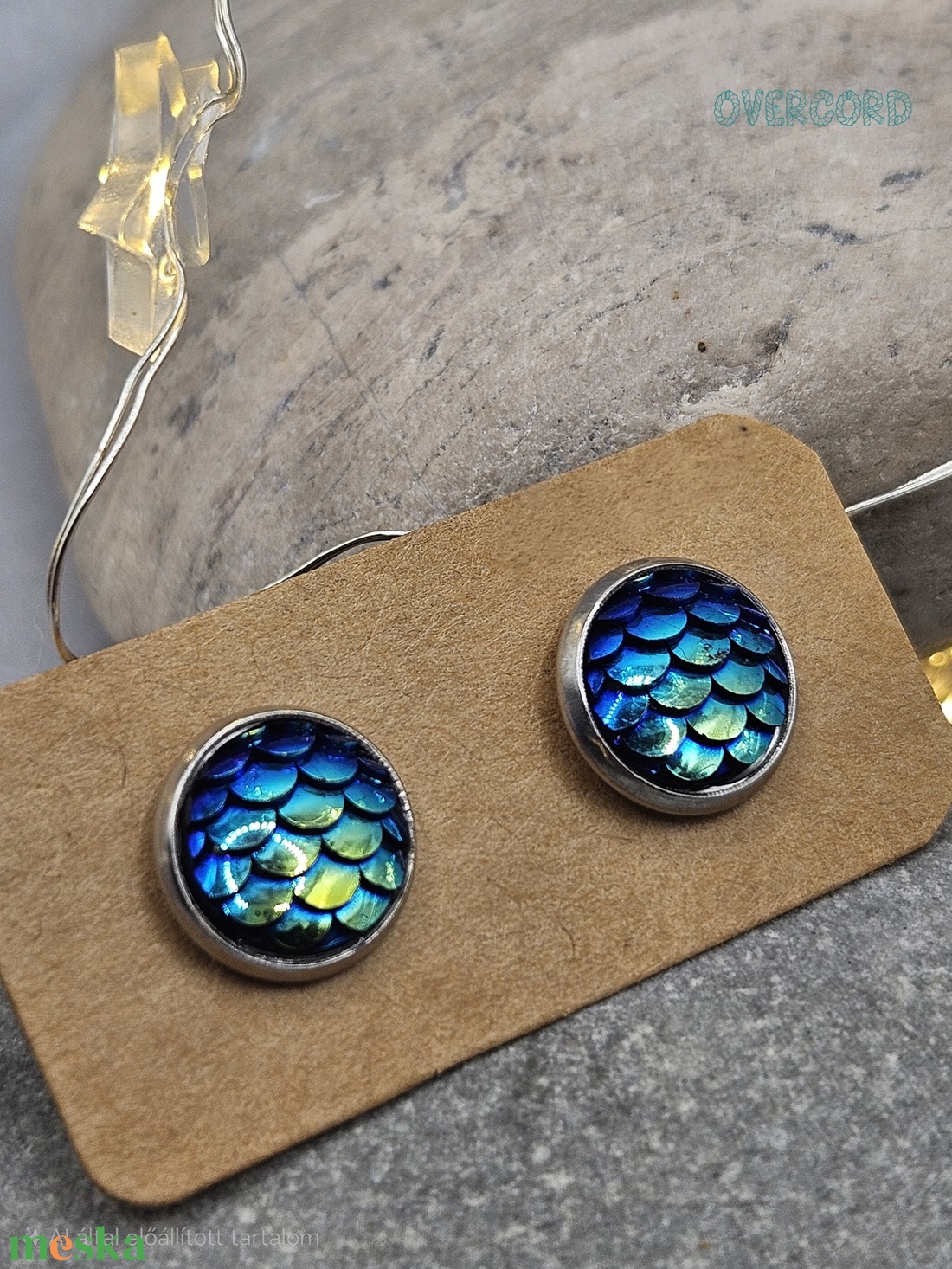 SELLŐ bedugós fülbevaló (1 pár) - ékszer - fülbevaló - pötty fülbevaló - Meska.hu