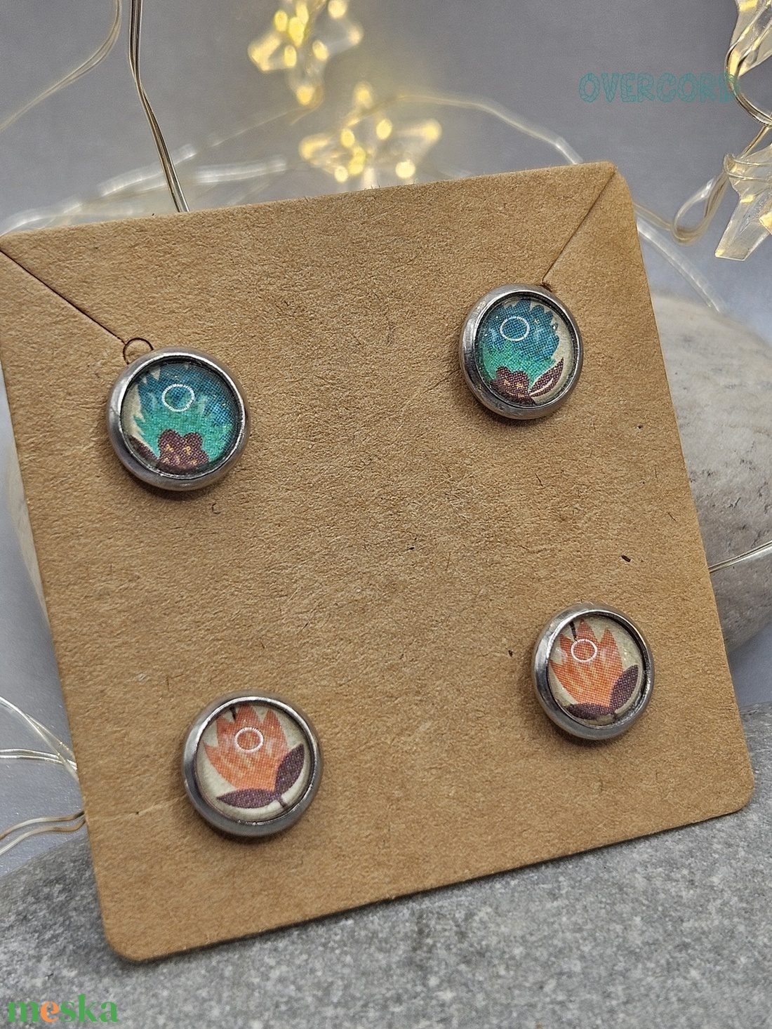 SPRING bedugós fülbevaló szett (2 pár) - ékszer - fülbevaló - pötty fülbevaló - Meska.hu