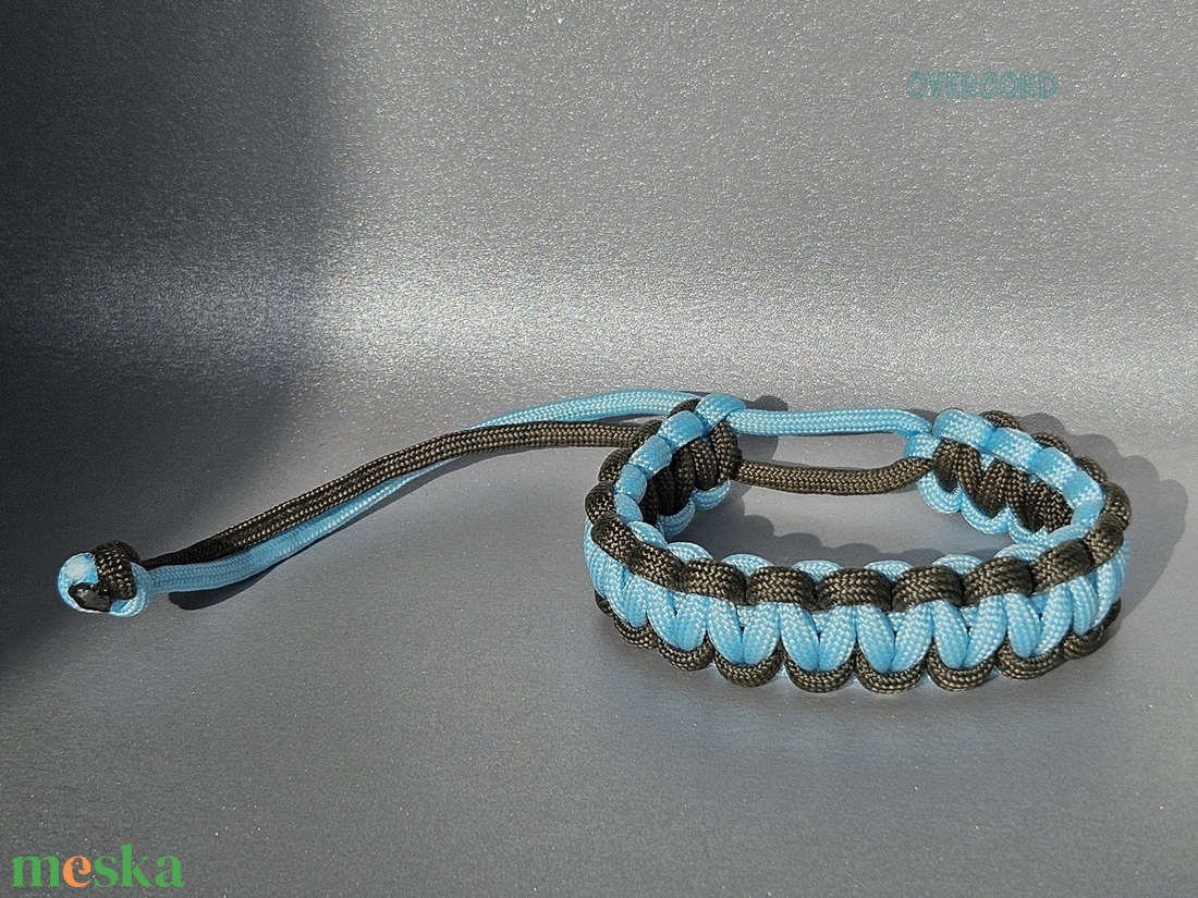 JEGES állítható paracord karkötő - ékszer - karkötő - fonott karkötő - Meska.hu
