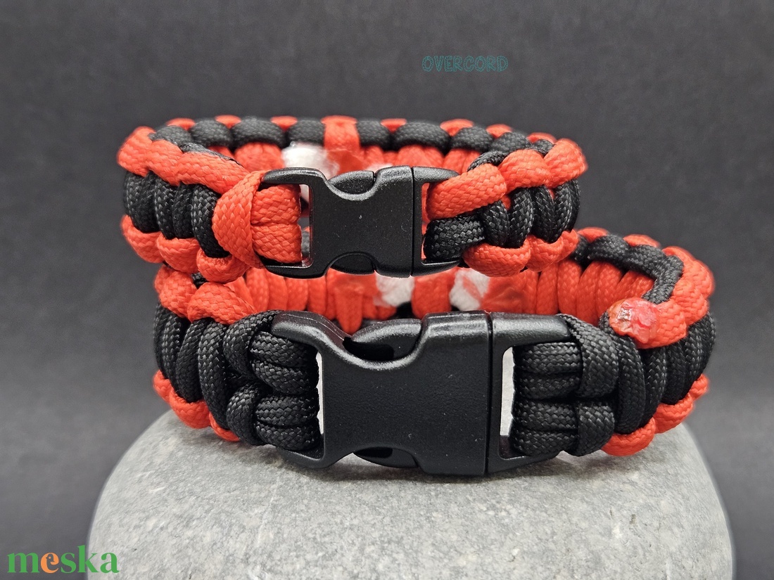 Apa-fia DEADPOOL paracord karkötő páros - ékszer - karkötő - fonott karkötő - Meska.hu