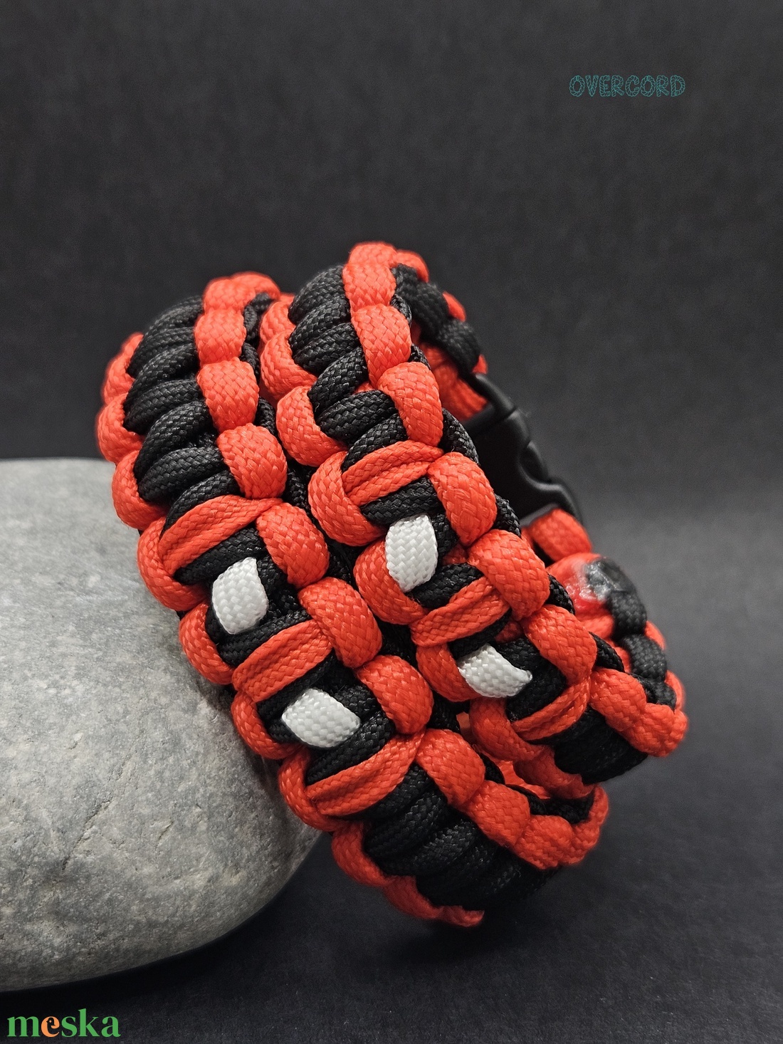 Apa-fia DEADPOOL paracord karkötő páros - ékszer - karkötő - fonott karkötő - Meska.hu