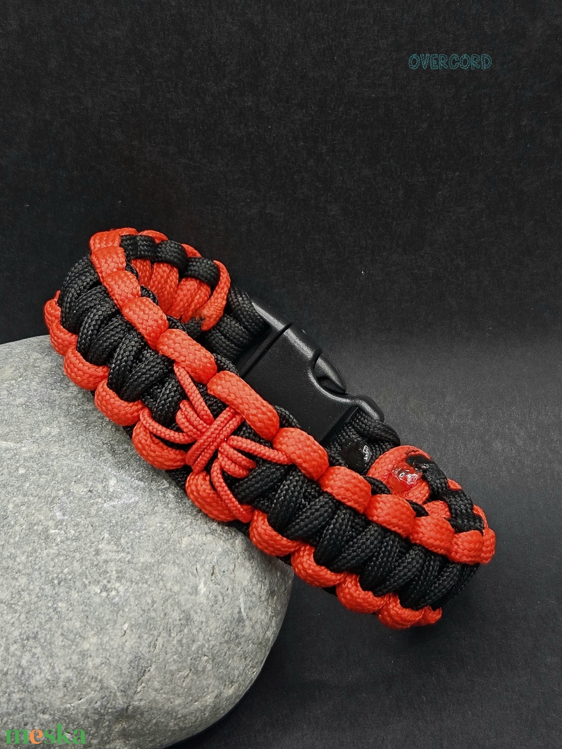 SPIDER SIMPLE paracord karkötő - ékszer - karkötő - fonott karkötő - Meska.hu