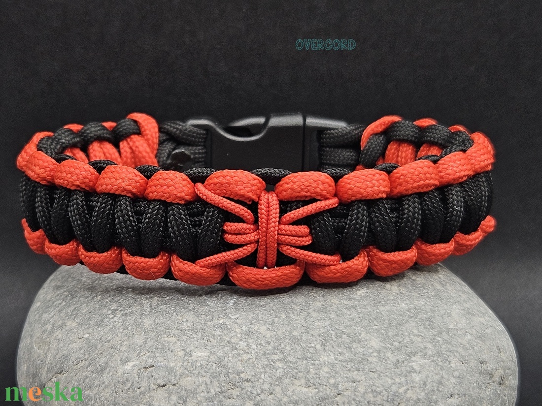 SPIDER SIMPLE paracord karkötő - ékszer - karkötő - fonott karkötő - Meska.hu