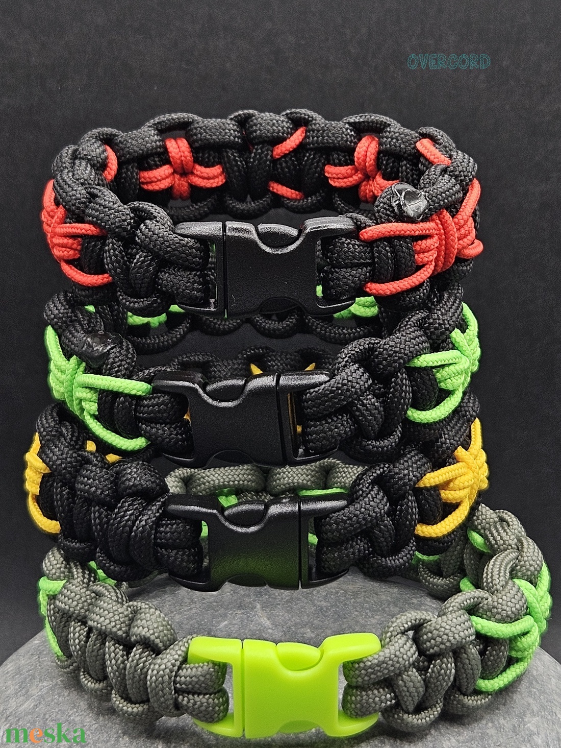 4 SPIDERS paracord karkötő - ékszer - karkötő - fonott karkötő - Meska.hu