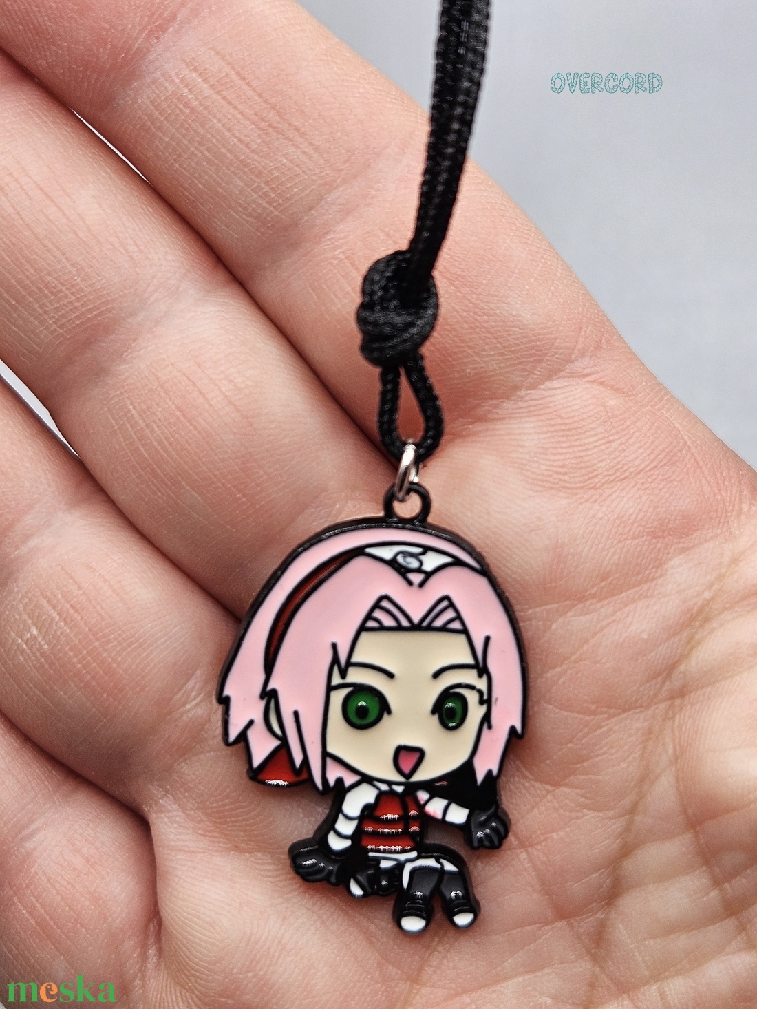 Sakura (Naruto) nyaklánc - ékszer - nyaklánc - medálos nyaklánc - Meska.hu
