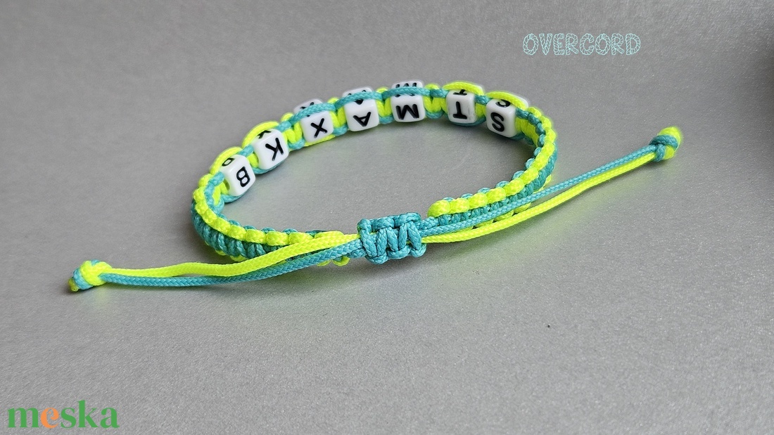 MAX  (neves karkötő) - ékszer - karkötő - gyöngyös karkötő - Meska.hu