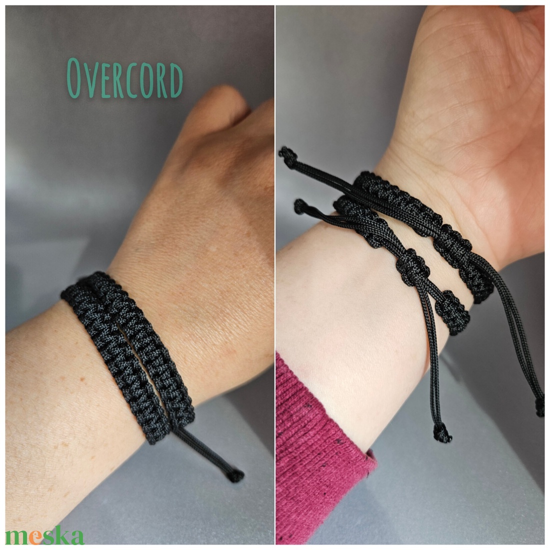 BASIC karkötő páros - ékszer - karkötő - fonott karkötő - Meska.hu