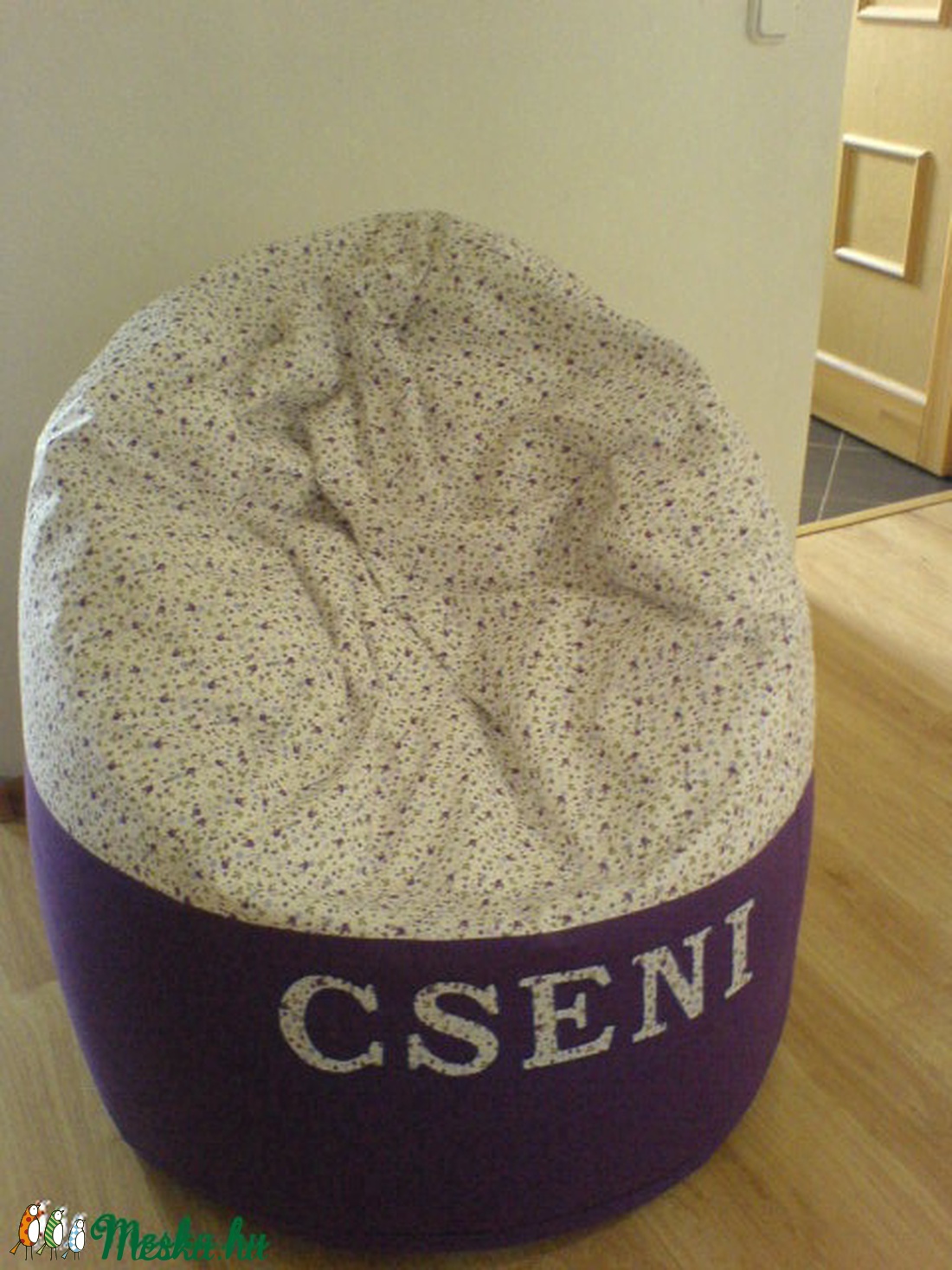 Névre szóló babzsákfotel ÓRIÁS méret/osztott -  - Meska.hu