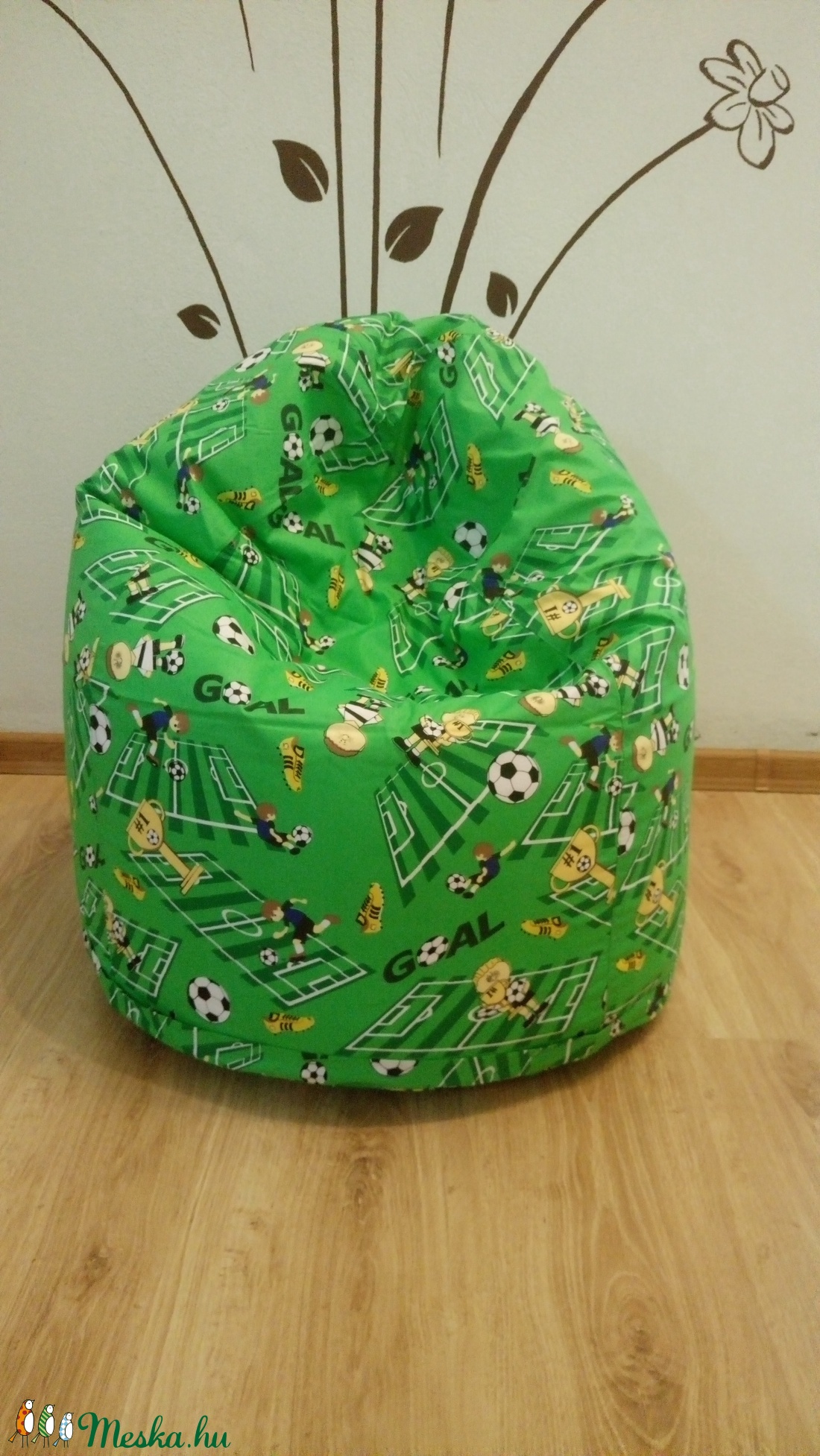 Zöld focis Gyerek babzsákfotel  -  - Meska.hu