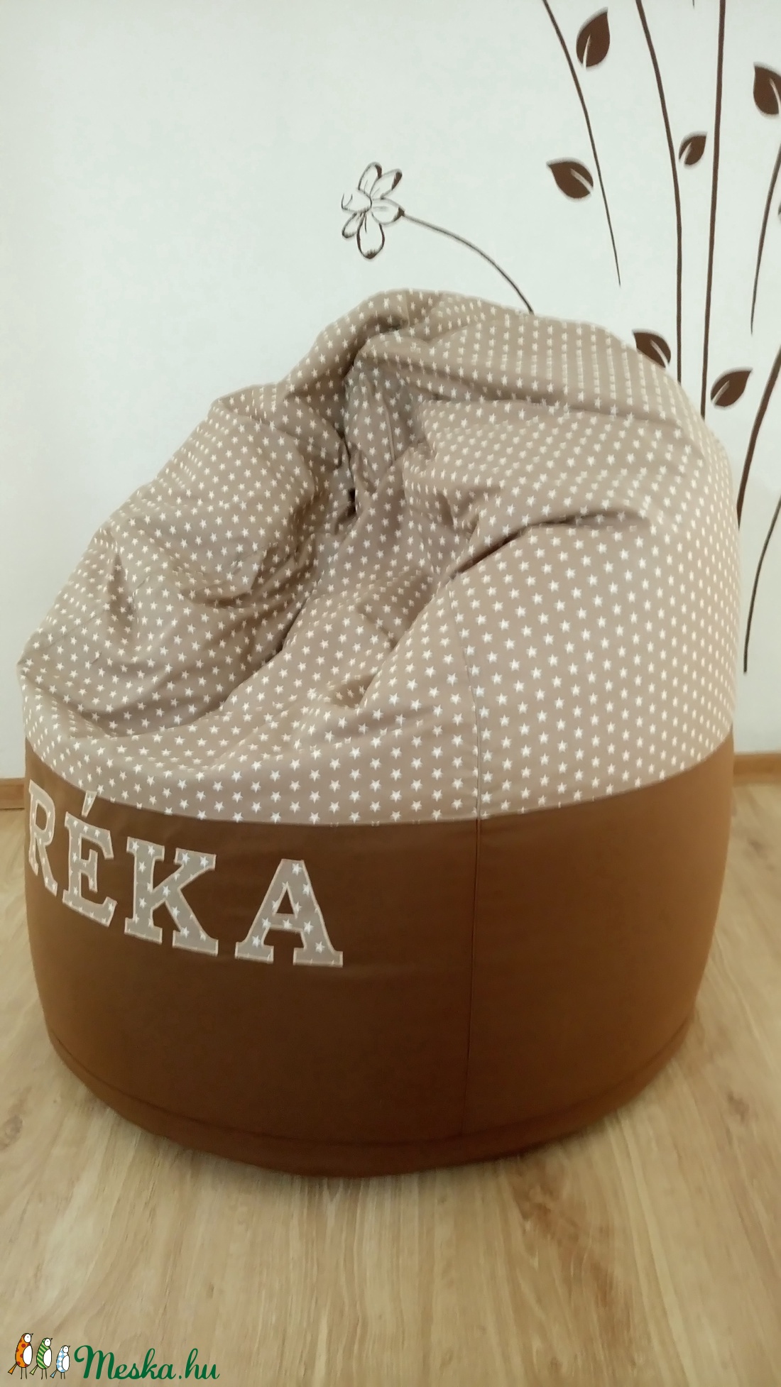 Névre szóló babzsákfotel Felnőtt méret/ osztott kivitel -  - Meska.hu