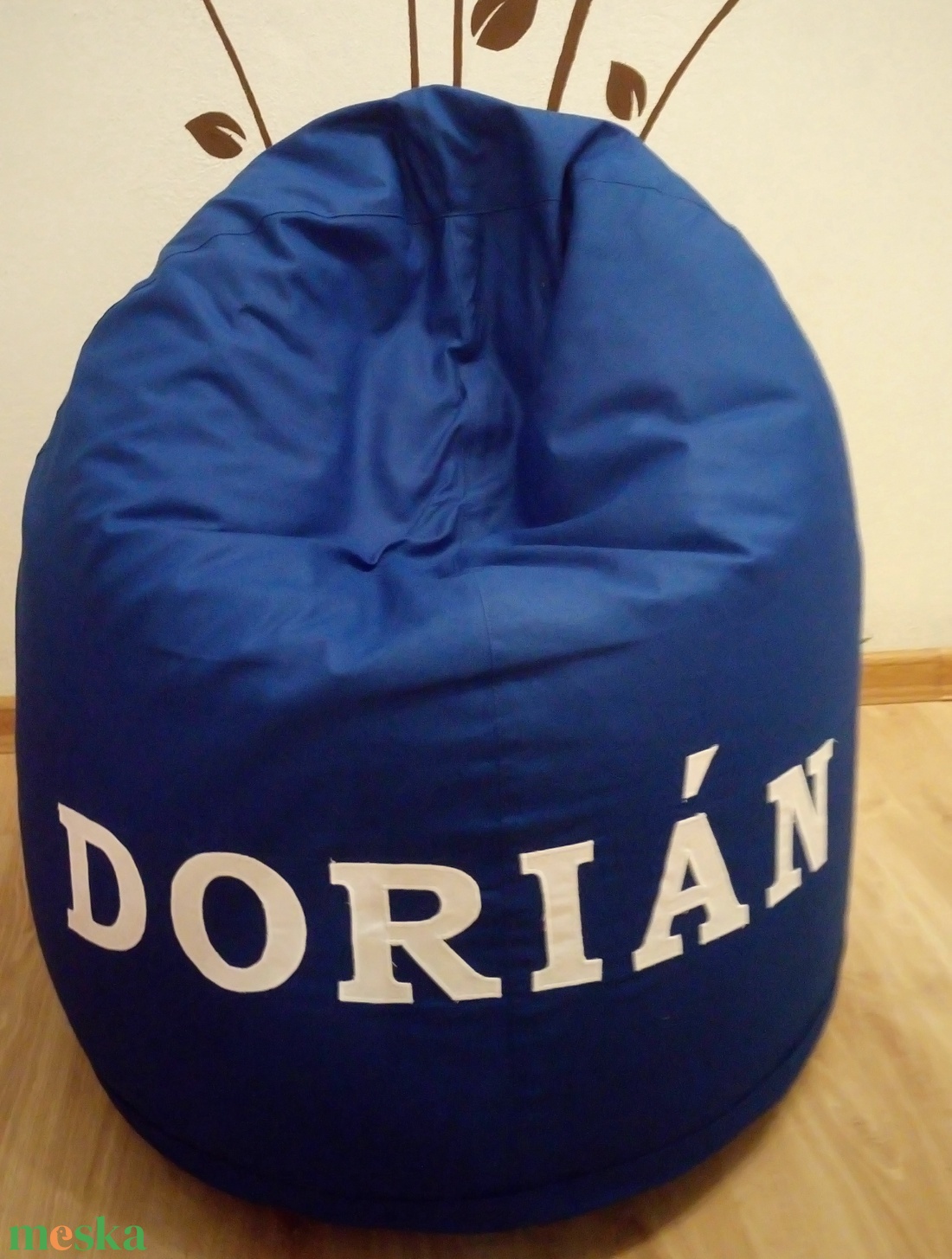 Gyerek babzsákfotel NÉVVEL! - otthon & életmód - bútor - babzsák - babzsákfotel  - Meska.hu