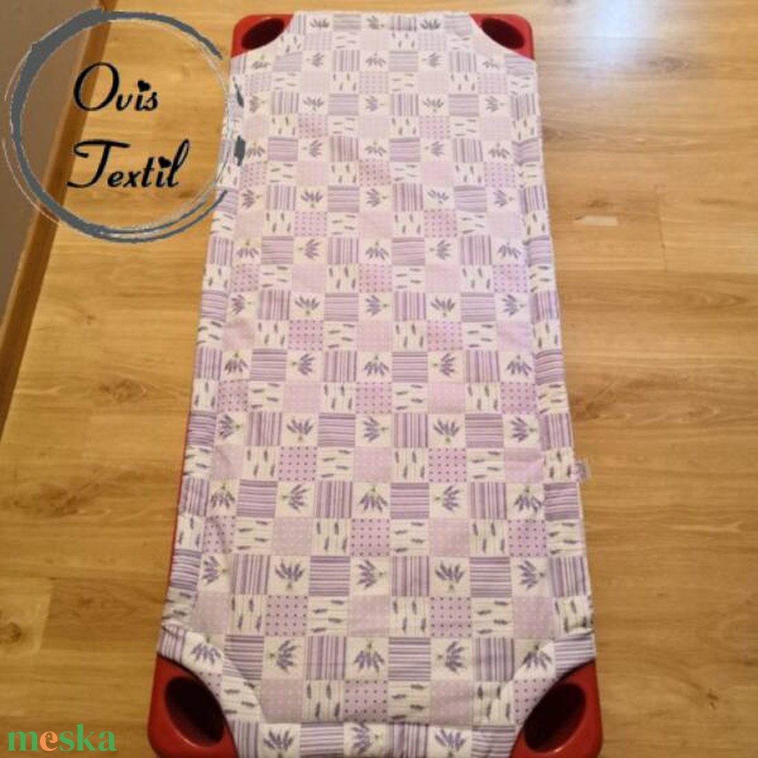 Bélelt lepedő - lila patchwork - játék & sport - ovis felszerelés - ovis lepedő - Meska.hu
